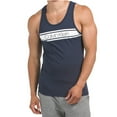 thumbnail image 1 of Calvin Klein Men's Vibration Logo Graphic Print Casual Active Tank Top (Navy, S), 1 of 4
