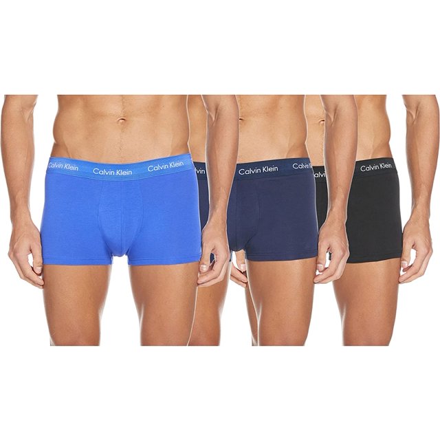 calvin klein men's low rise 3 pack