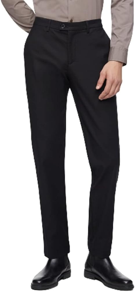 Calvin Klein Jeans Black Recycled Cotton Chino Pants