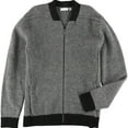 thumbnail image 1 of Calvin Klein Mens Constracting Collar Bomber Jacket, Grey, XX-Large, 1 of 2