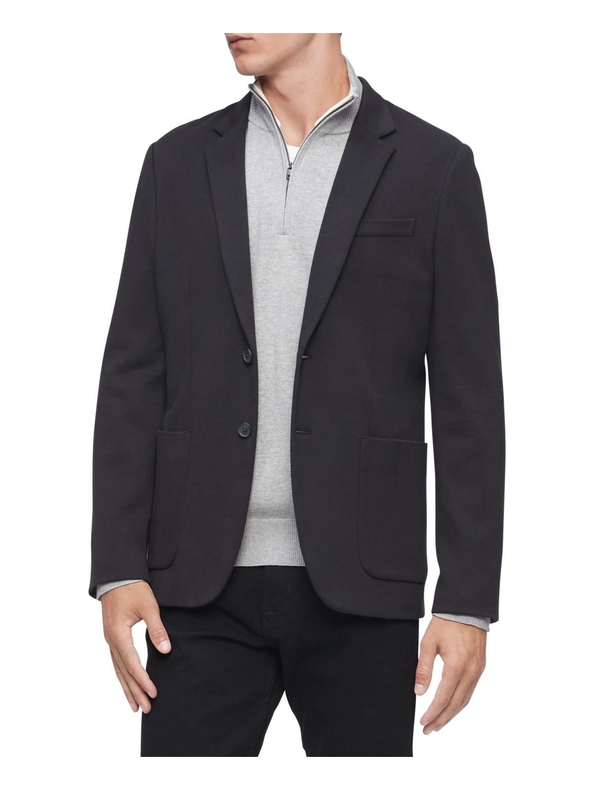 Calvin klein best sale two button blazer