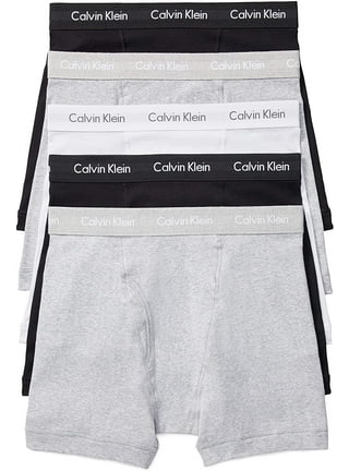 Calvin Klein Mens Cotton Classics 5-Pack Boxer Briefs (XLarge, Assorted) 