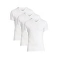 thumbnail image 1 of Calvin Klein Mens Cotton Classics Multipack V Neck T-Shirts Large 3 White, 1 of 4