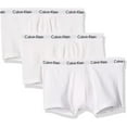 thumbnail image 1 of Calvin Klein Mens Cotton Stretch 3-Pack Low Rise Trunks Medium White, 1 of 4