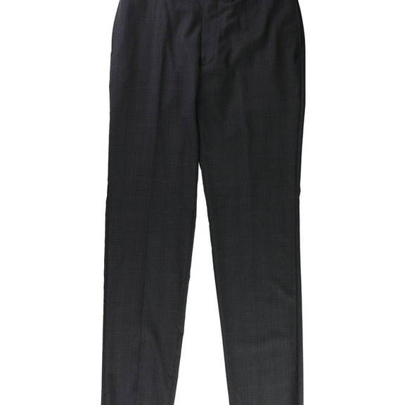 Calvin Klein Mens Extra Slim Dress Pants Slacks, Grey, 35W x UnfinishedL