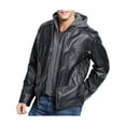 thumbnail image 1 of Calvin Klein Mens Faux Leather Lined Motorcycle Jacket, 1 of 2