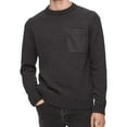 thumbnail image 1 of Calvin Klein Mens Felt-Pocket Knit Sweater, Grey, XX-Large, 1 of 1