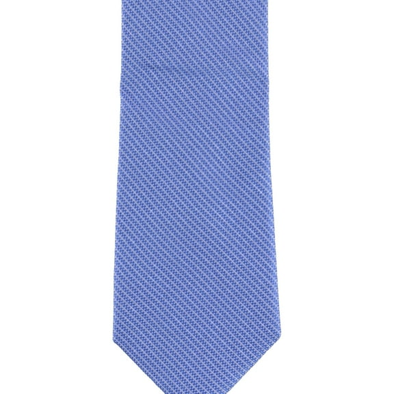 Calvin Klein Mens Glimmer Pinstripe Self-tied Necktie, Blue, One Size