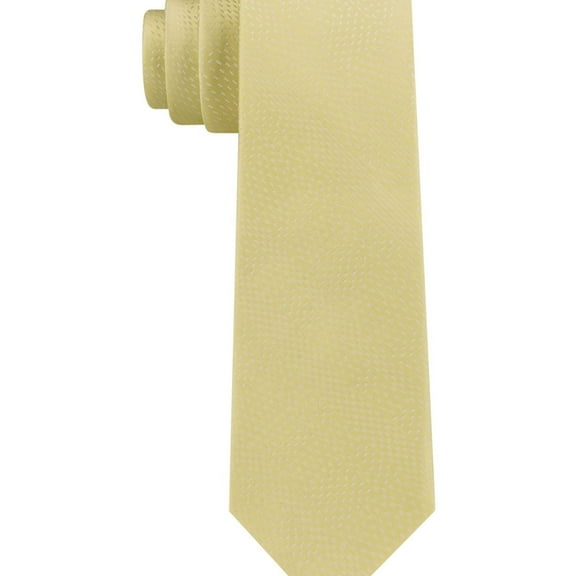 Calvin Klein Mens Infinite Dashes Self-tied Necktie, Green, One Size