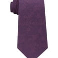 thumbnail image 1 of Calvin Klein Mens Layered Self-tied Necktie, Purple, One Size, 1 of 1