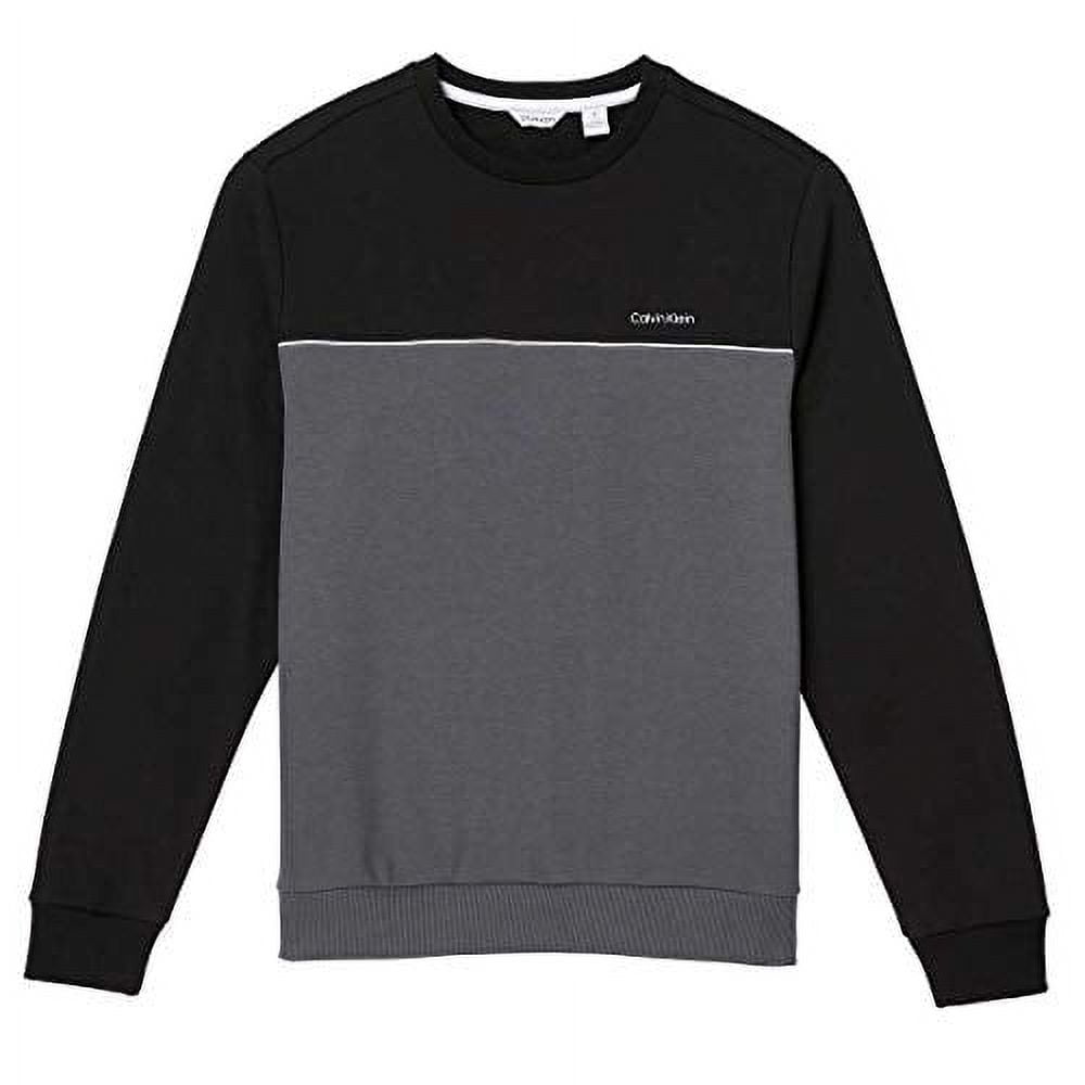 Black Round Neck Calvin Klein Mens Sweatshirt