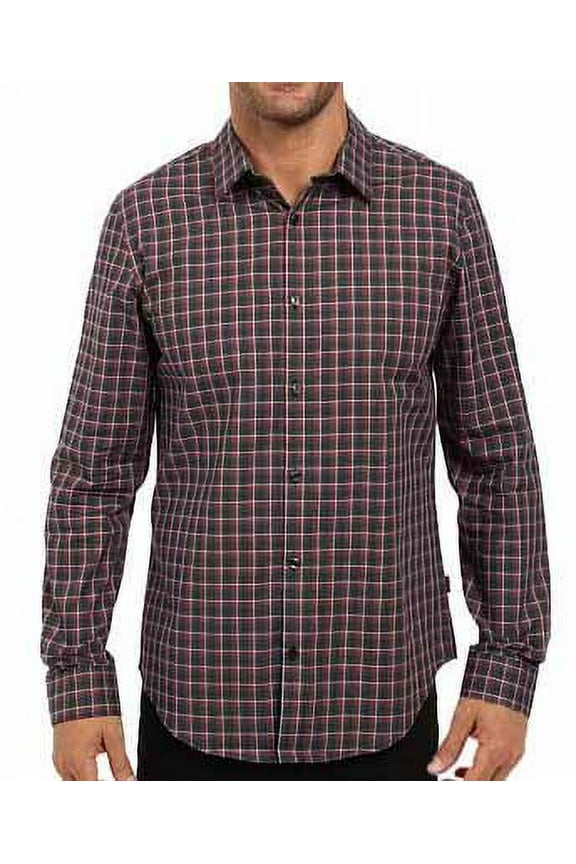 Mens Long Sleeve Button Down Shirt, Medium, 600 Victory