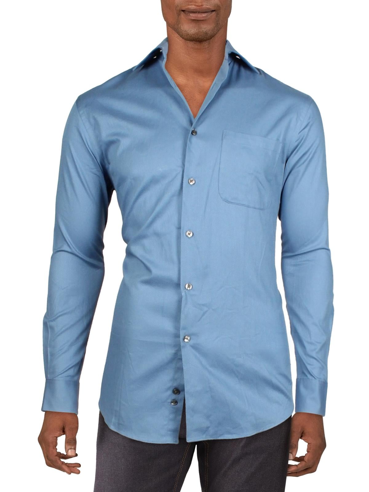 calvin klein light blue dress shirt Blue Label soft dressing gown Midnight Blue main image 0