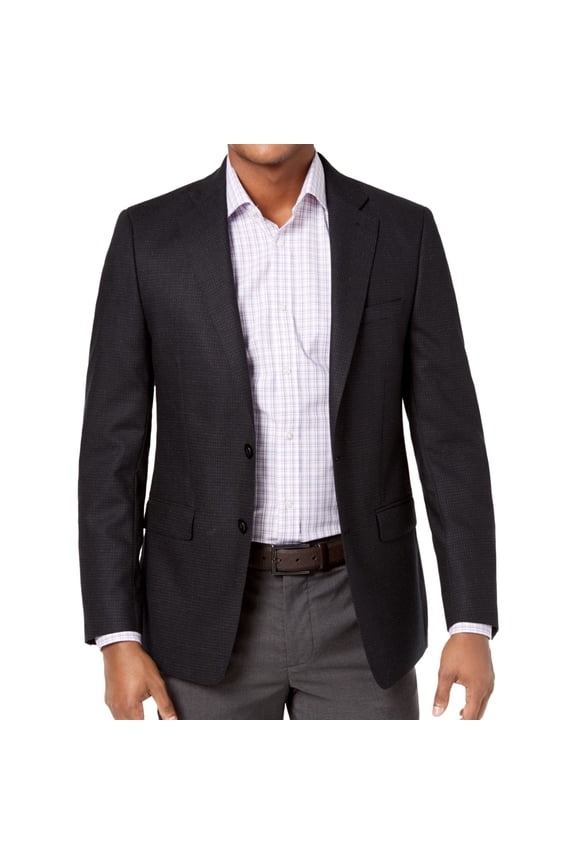 Mens Mabry Sport Two Button Blazer Jacket, Grey, 44
