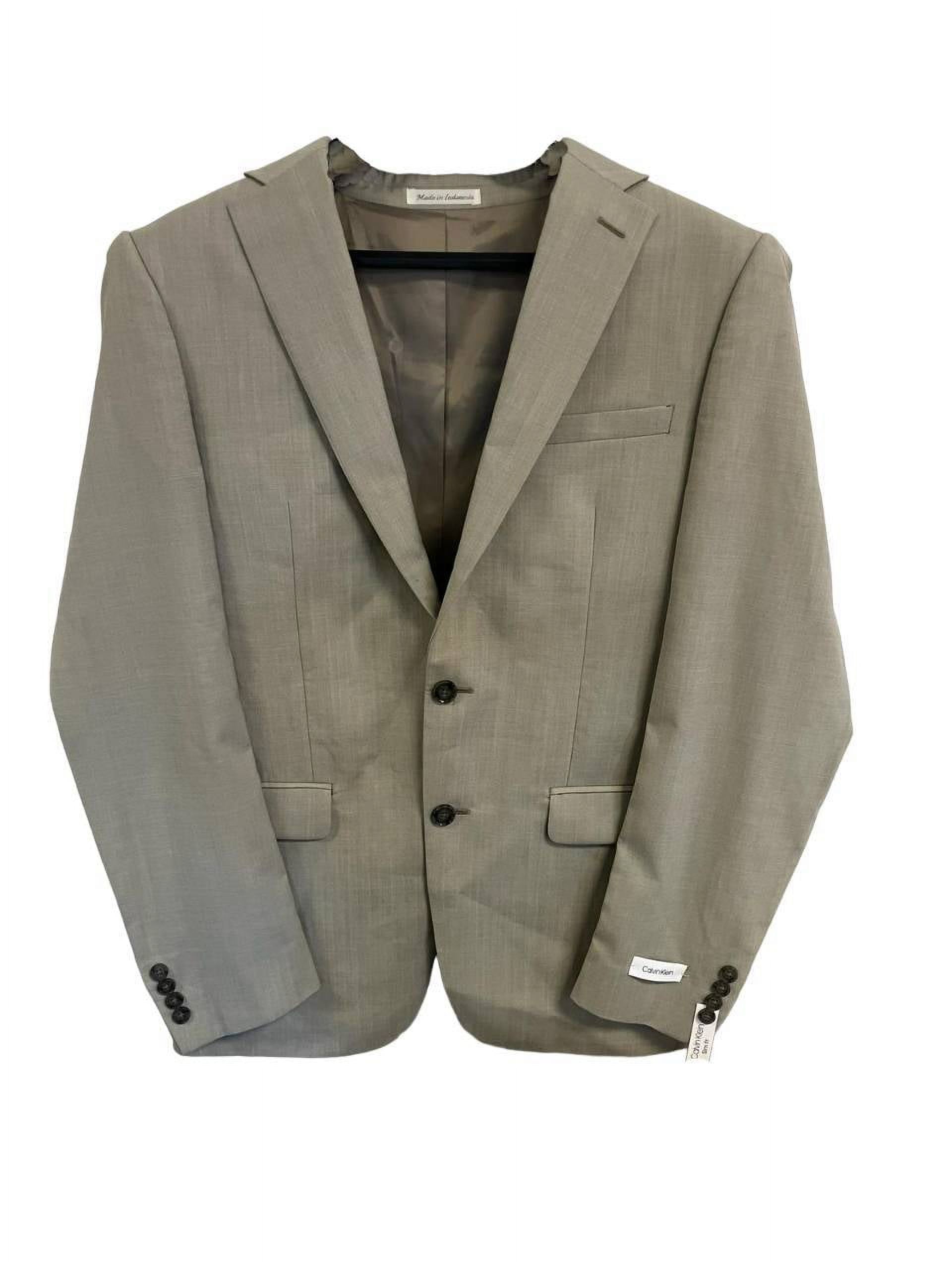 Calvin Klein Mens Malbin Travel Jacket, Slim Fit Sport Blazer 
