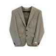 thumbnail image 1 of Calvin Klein Mens Malbin Slim Fit Stretch Blazer, Beige, 38 Regular, 1 of 7