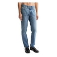 thumbnail image 1 of Calvin Klein Mens Medium Wash Mid-Rise Slim Jeans, 1 of 2
