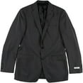thumbnail image 1 of Calvin Klein Mens Micro Pinstripe Two Button Blazer Jacket, Grey, 40 Long, 1 of 2