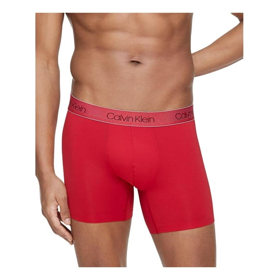 Calvin Klein Mens Microfiber Mesh Contour Boxer Briefs