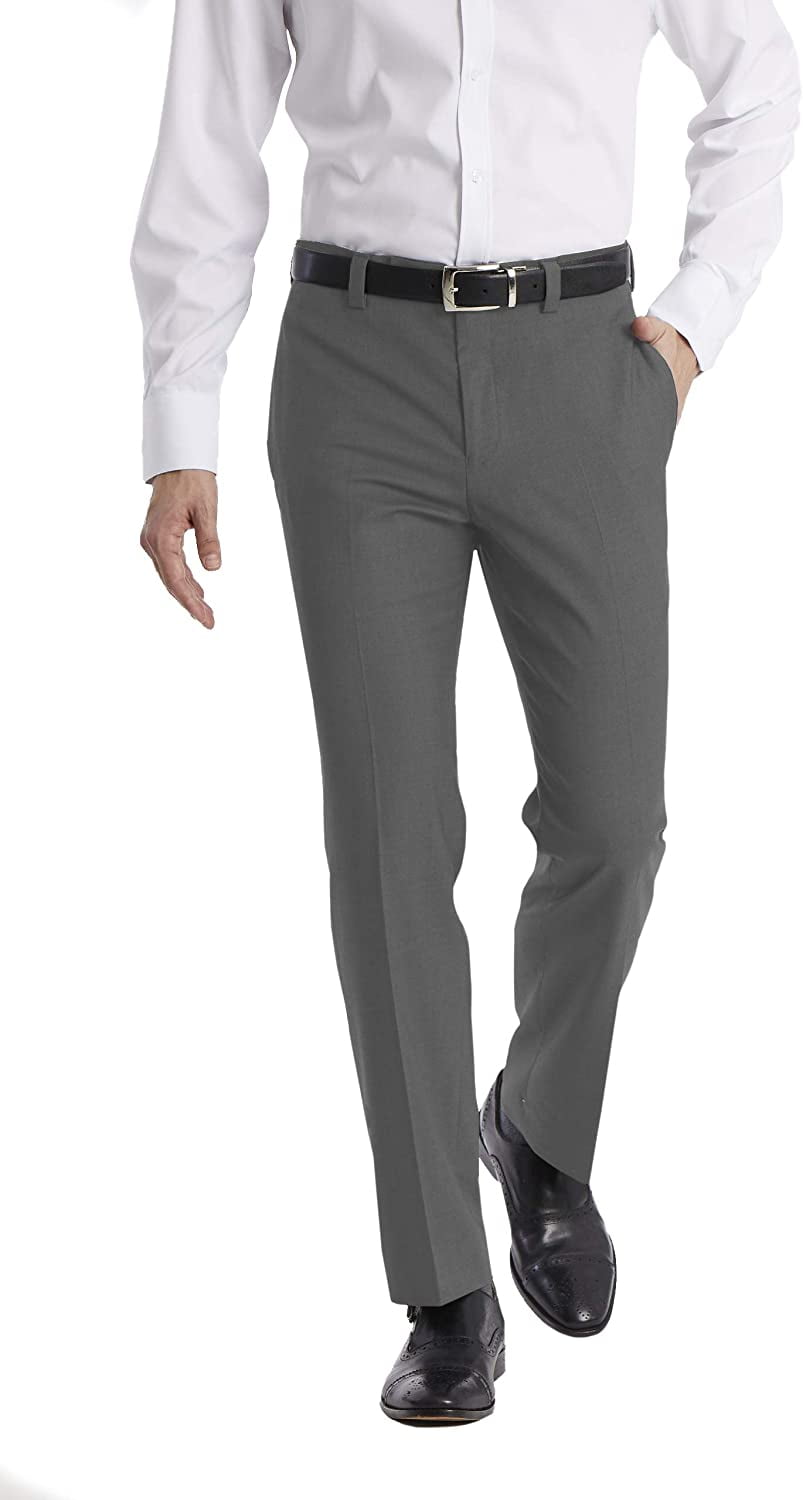 calvin klein men's modern fit dress pant Alexander in Light Blue Check Shirt 16.5 32/33 main image 0