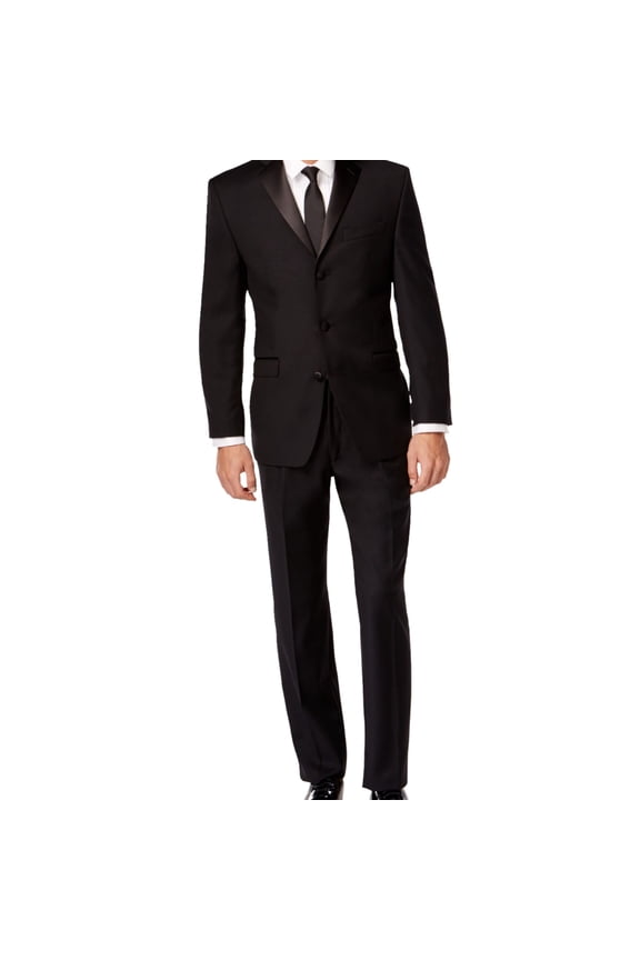Mens Modern Formal Tuxedo, Black, 50 Long / 45W x 39L