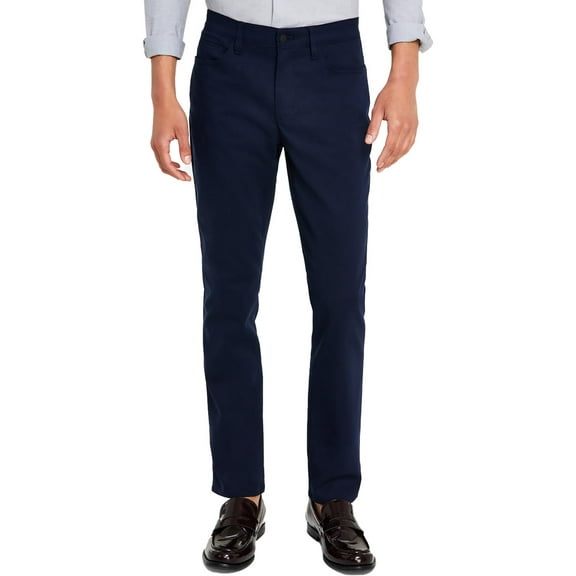 Calvin Klein Mens Move 365 Slim Fit Stretch Straight Leg Pants