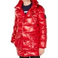 thumbnail image 1 of Calvin Klein Mens Oversized Puffer Jacket, Red, X-Small, 1 of 2