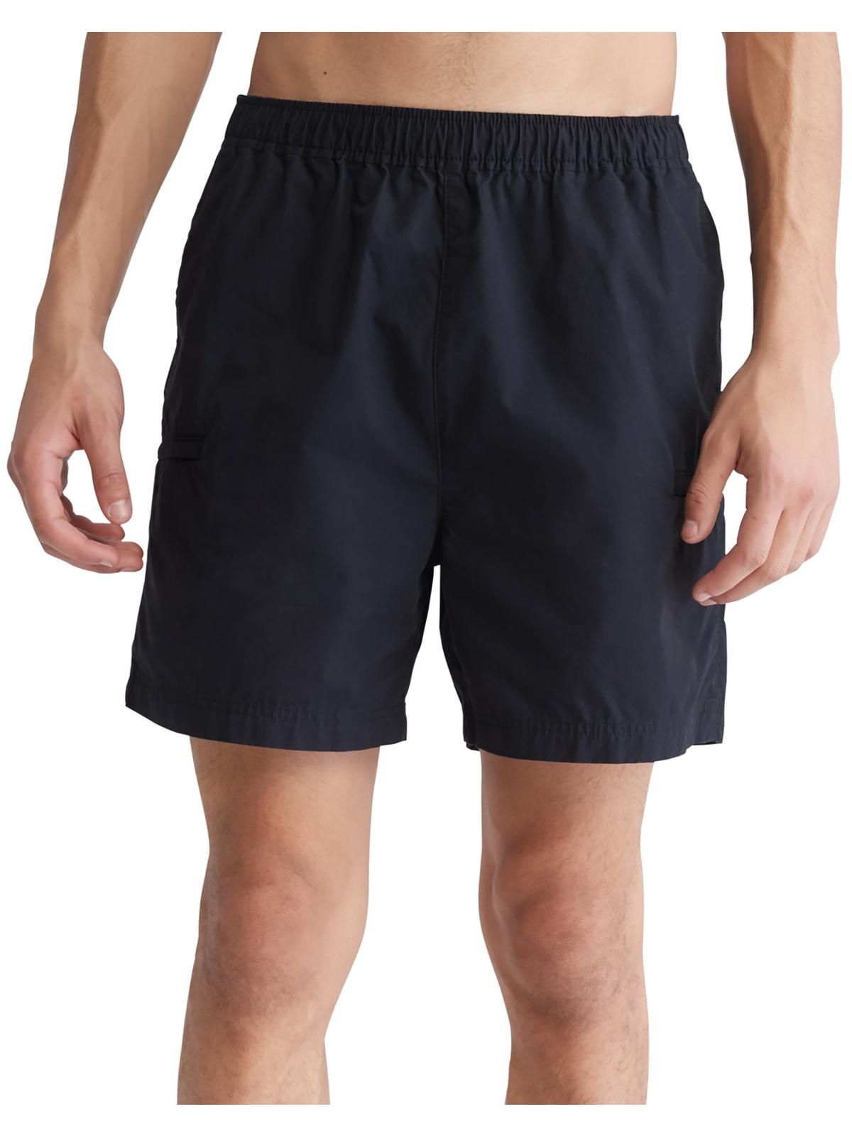 Calvin Klein Mens Poplin Pull On Casual Shorts