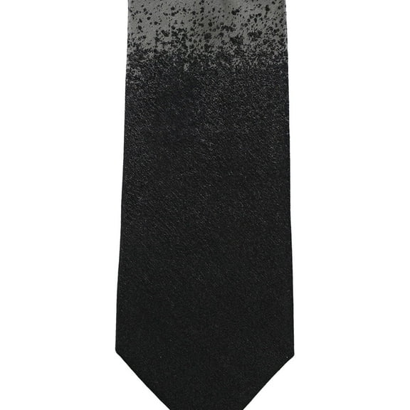 Calvin Klein Mens Printed Self-tied Necktie, Grey, One Size
