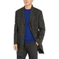 thumbnail image 1 of Calvin Klein Mens Prosper Wool Blend Slim Fit Top Coat Gray 46R, 1 of 2