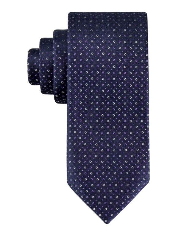Mens Purple Micro Dot Tie Necktie