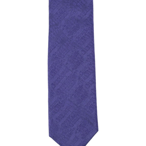 Calvin Klein Mens Quilted Snake Self-tied Necktie, Purple, One Size