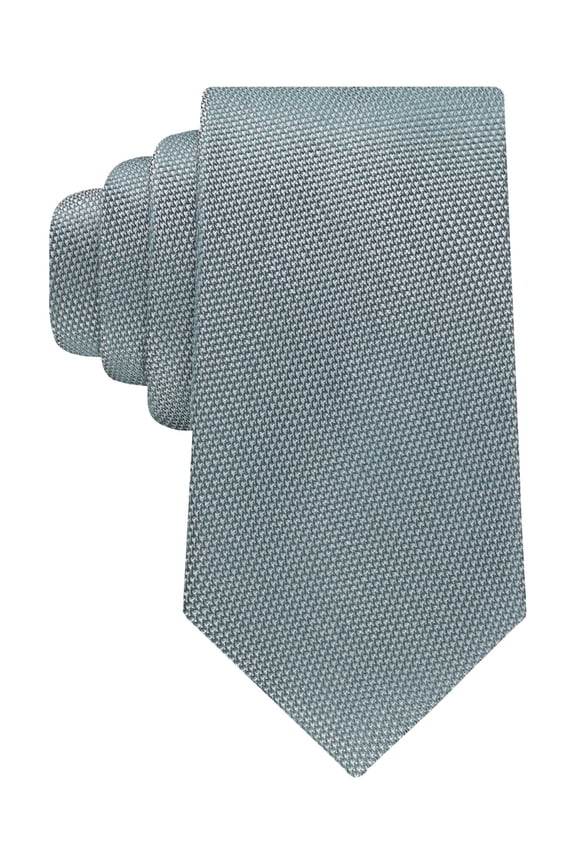 Mens Ratcliff Solid Textured Neck Tie Green