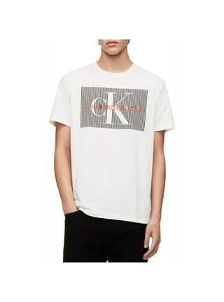 T-shirts Calvin Klein Jeans Stripe Colorblock T-Shirt White