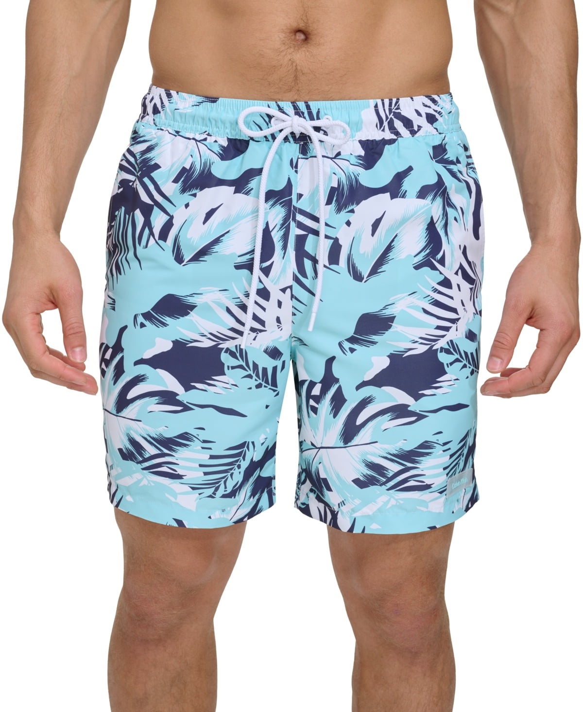 Mens Regular fit Swim Trunks Swimwear XXL Blue Floral