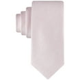 thumbnail image 1 of Calvin Klein Mens Regular fit Tie Necktie One Size Light Pink Solid, 1 of 1