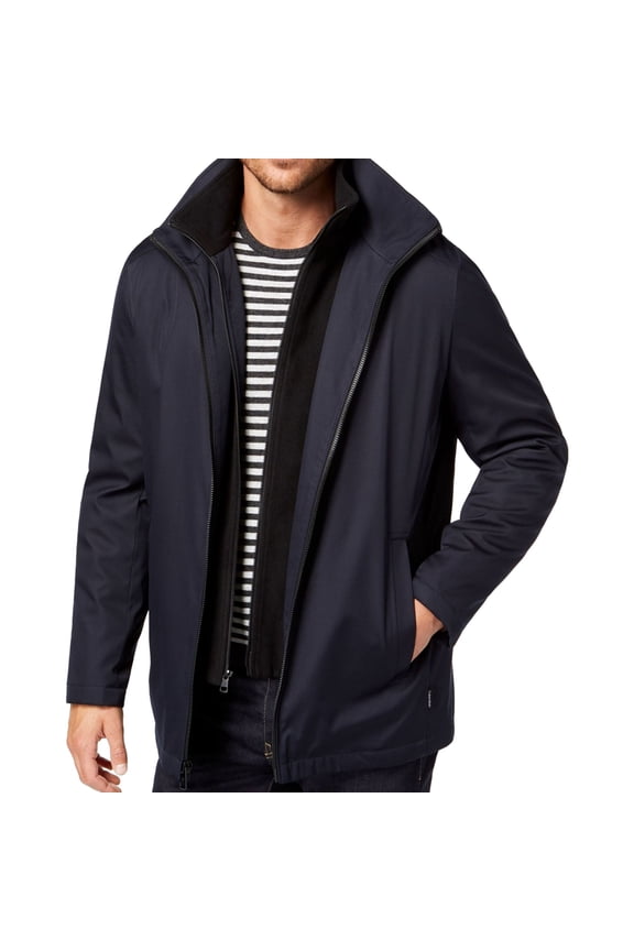 Mens Ripstop Jacket, Blue, Small