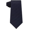 thumbnail image 1 of Calvin Klein Mens Shimmer Logo Self-tied Necktie, Blue, One Size, 1 of 1