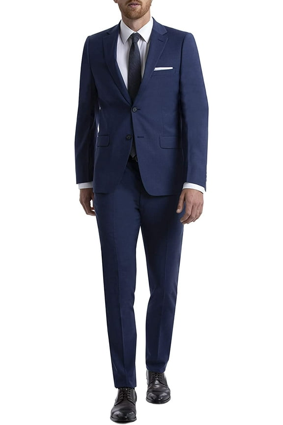 Mens Skinny Fit Suit Separates 38 Blue