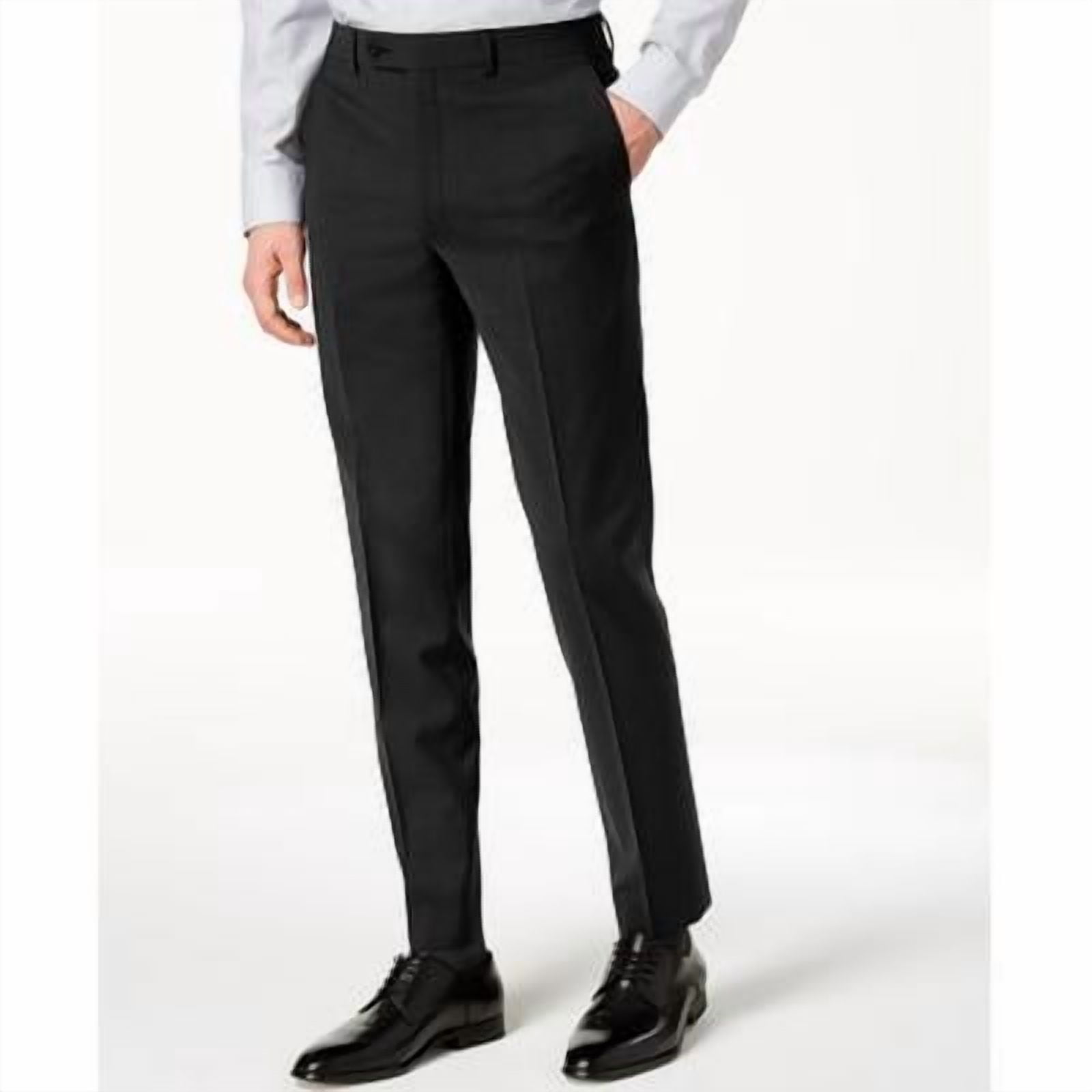 slim fit dress slacks Men's Tailored Gray Slim-Fit Dress Pants. – HolloMen