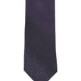 thumbnail image 1 of Calvin Klein Mens Slat Dipped Self-tied Necktie, Purple, One Size, 1 of 1
