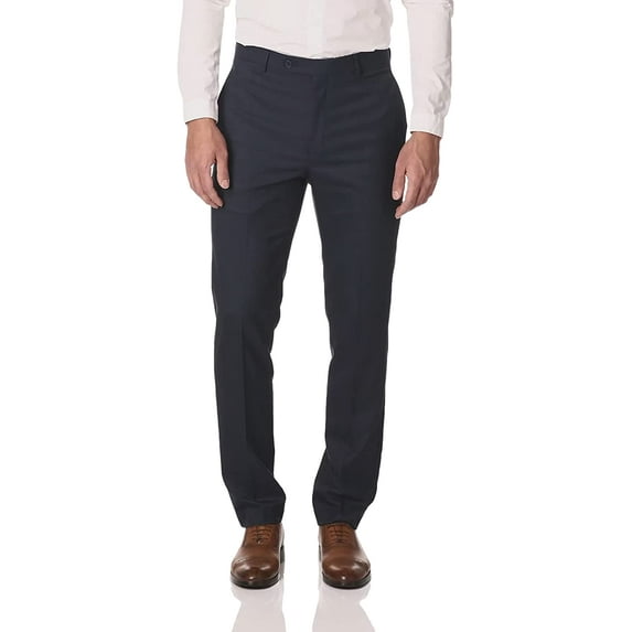 Calvin Klein Mens Slim Fit Dress Pant 34W x 32L Navy