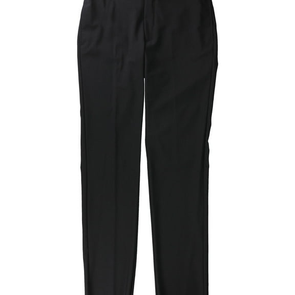 Calvin Klein Mens Slim Fit Dress Pants Slacks, Black, 31W x UnfinishedL