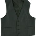 thumbnail image 1 of Calvin Klein Mens Slim Fit Five Button Vest, Black, 38 Short, 1 of 2
