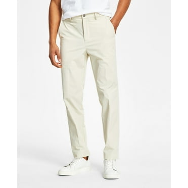 Calvin Klein Mens Slim Fit Tech Performance Pants 40W x 30L Stone - NWT $95