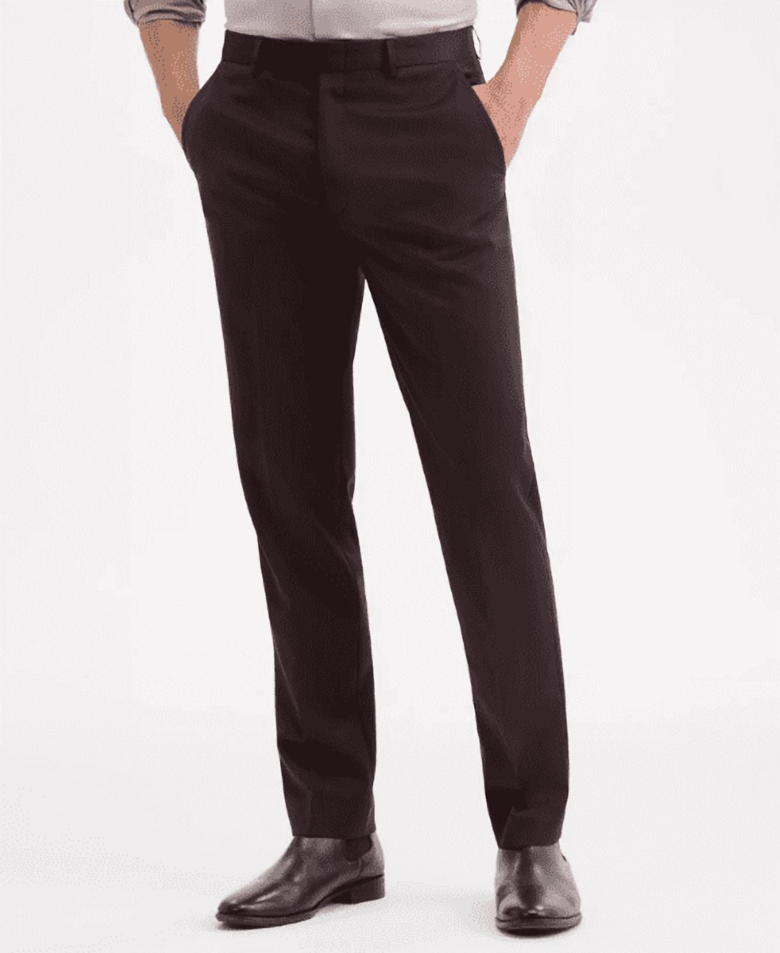 Burgundy Slim Fit Pants