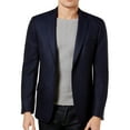 thumbnail image 1 of Calvin Klein Mens Soft Two Button Blazer Jacket, Blue, 42 Regular, 1 of 4