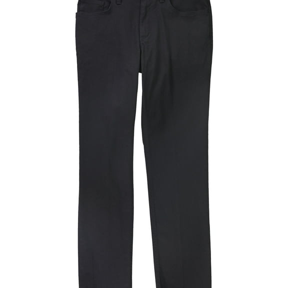 Calvin Klein Mens Solid Casual Trouser Pants, Grey, 31W x 32L