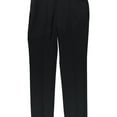 thumbnail image 1 of Calvin Klein Mens Solid Pin Stripes Dress Pants Slacks, Black, 39W x UnfinishedL, 1 of 2