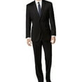 thumbnail image 1 of Calvin Klein Mens Solid Two Button Blazer Jacket, Black, 44 Long, 1 of 1